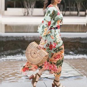 Farm Rio Marilla Floral Boho Maxi XXS